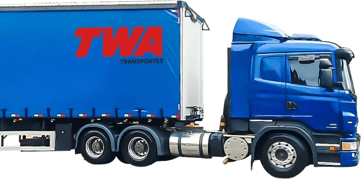 Veículo da frota TWA Transportes